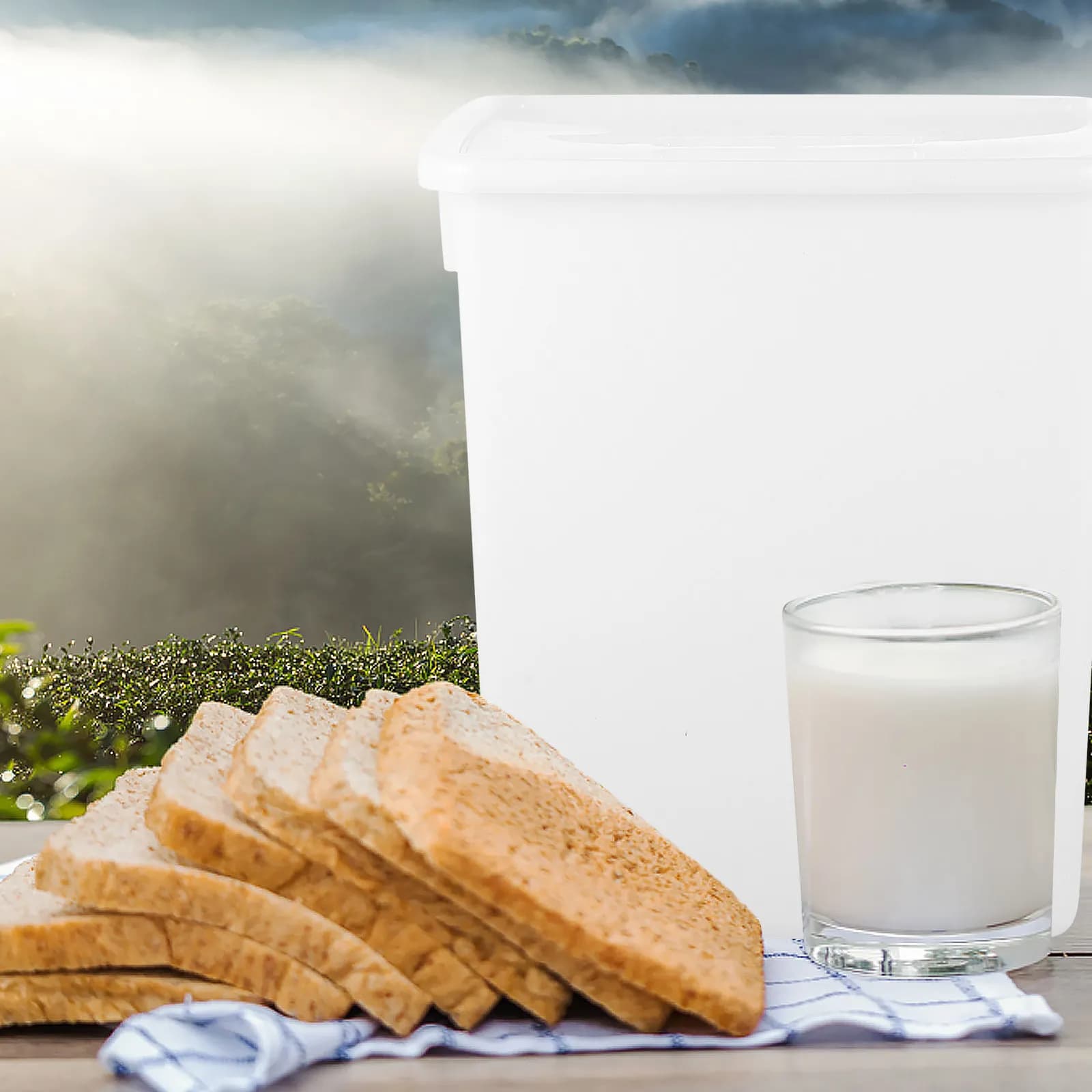 White Thickened Water Bucket Plastic Milk Bucket Food Safe Container for Cold Drink Storage Kitchen Use Heavy Duty Liquid Holder