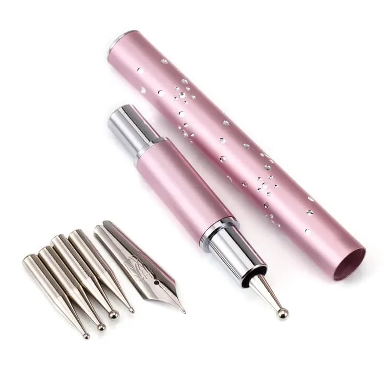 Metal Precision Nail Art Pens Pens with Dotted Line for Nail Design Sets