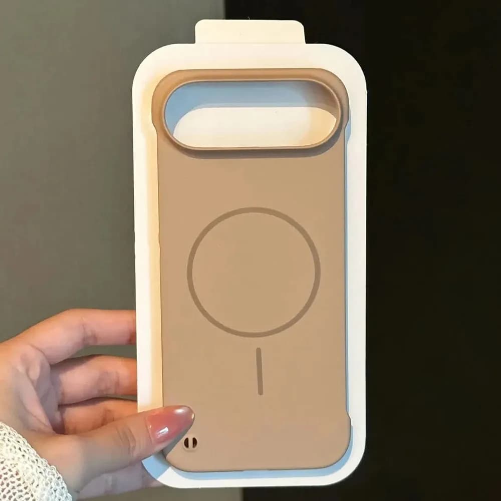 Custodia per telefono magnetica opaca senza cornice sottile per IPhone Air 17 16 15 14Plus 13 12 11 Pro Max Custodia protettiva per PC smerigliata antiurto