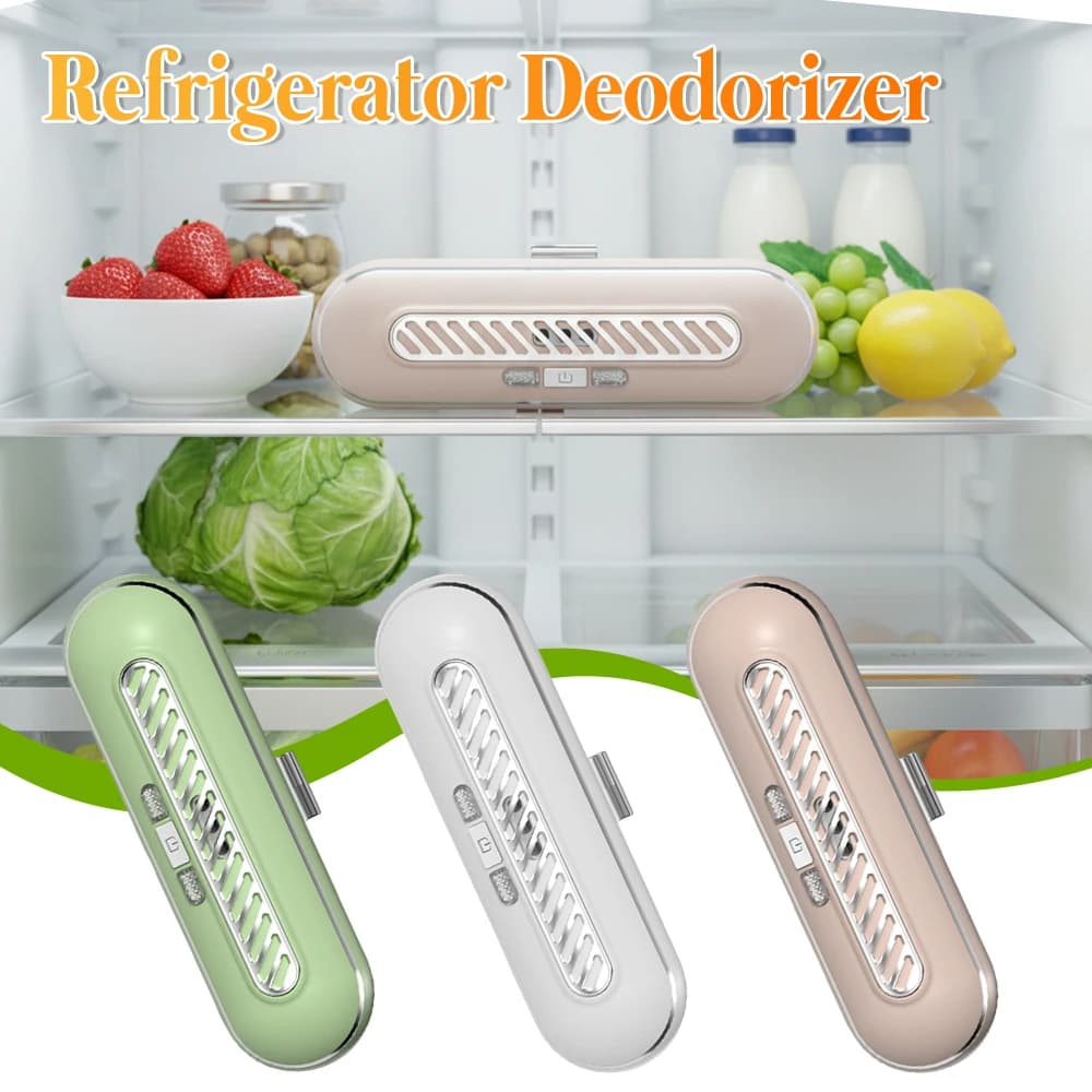 Eliminatore di Odori per Frigorifero, Deodorante per Frigo, Purificatore d'Aria per Frigorifero