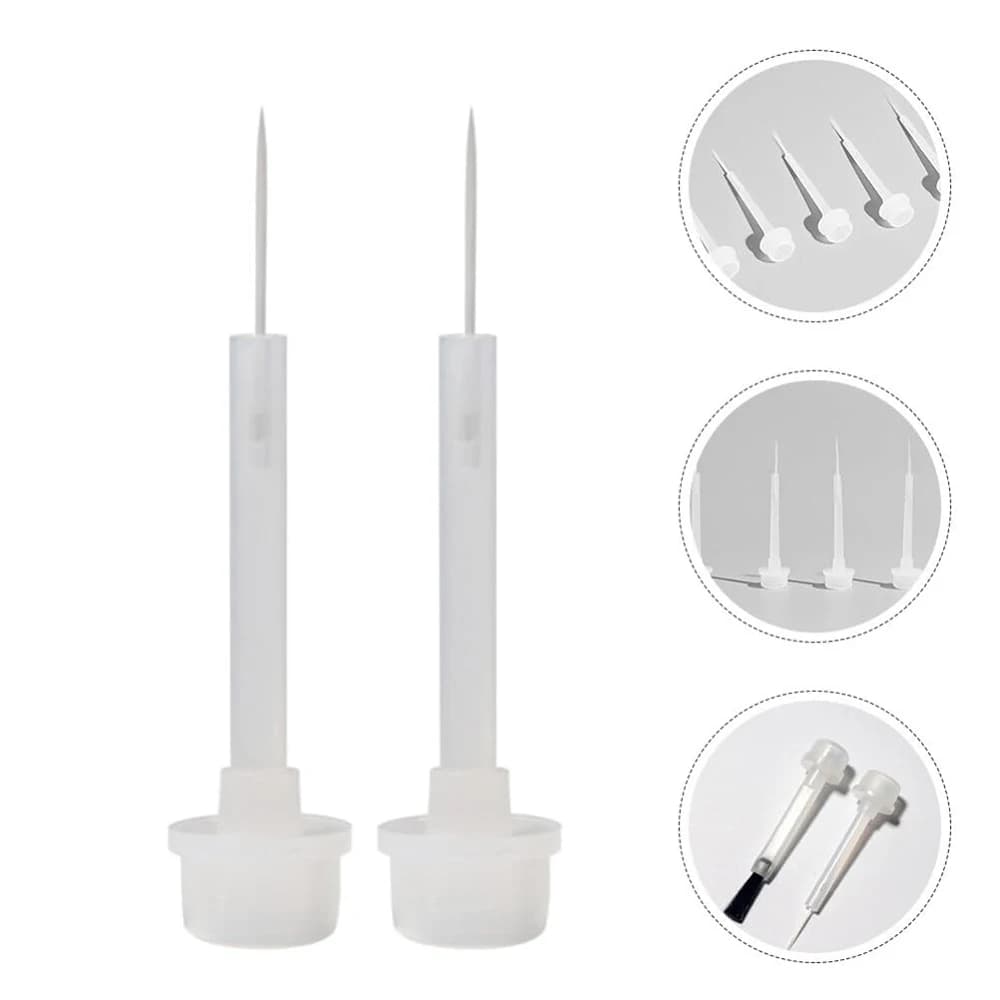 20pcs pennello di ricambio per Gel per unghie dettagli di disegno pennello per Gel liquido per Nail Art pennello per smalto per unghie applicatore per la testa pennelli per unghie fai da te