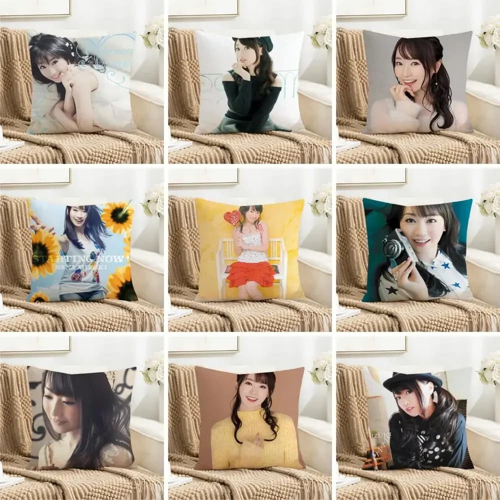 N-nana Mizuki elegant Cushion Cover Washable Faux Linen for Daily Use Sofa Home Room lightweight Decor