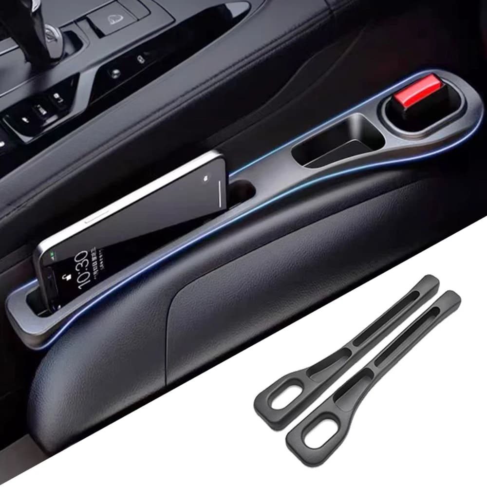 Nuovo Organizzatore per Fessure del Sedile Auto, Impermeabile, Universale, Anti-perdita, con 2 Scomparti