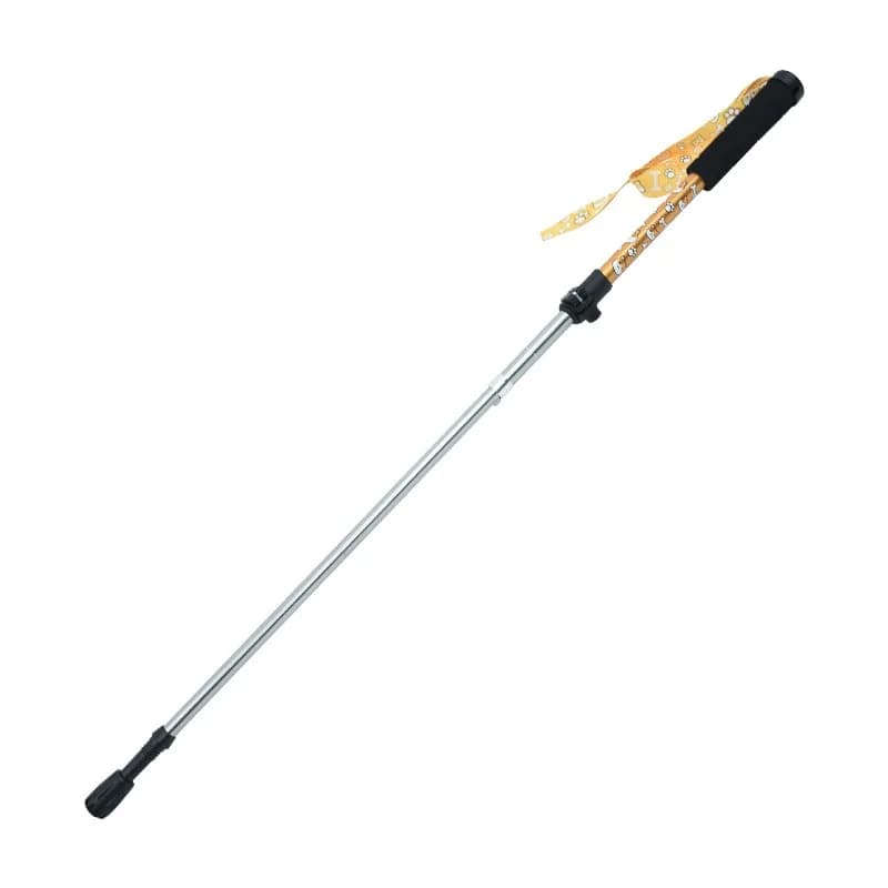 Kids Aluminum Alloy Trekking Poles Portable Retractable Lightweight Walking Sticks for Hiking