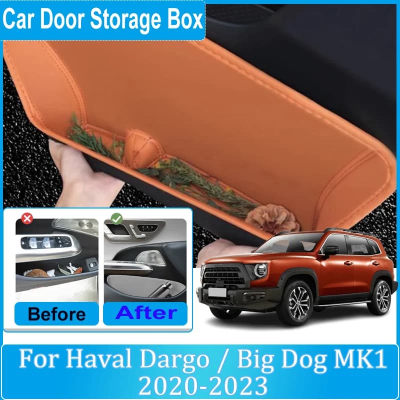 Porta dell'auto Scatola di Immagazzinaggio Per Haval Dargo Accessori Big Dog MK1 2020 2021 2022 2023 Scatole Organizzatore Porta Slot Tasca di Stoccaggio parti