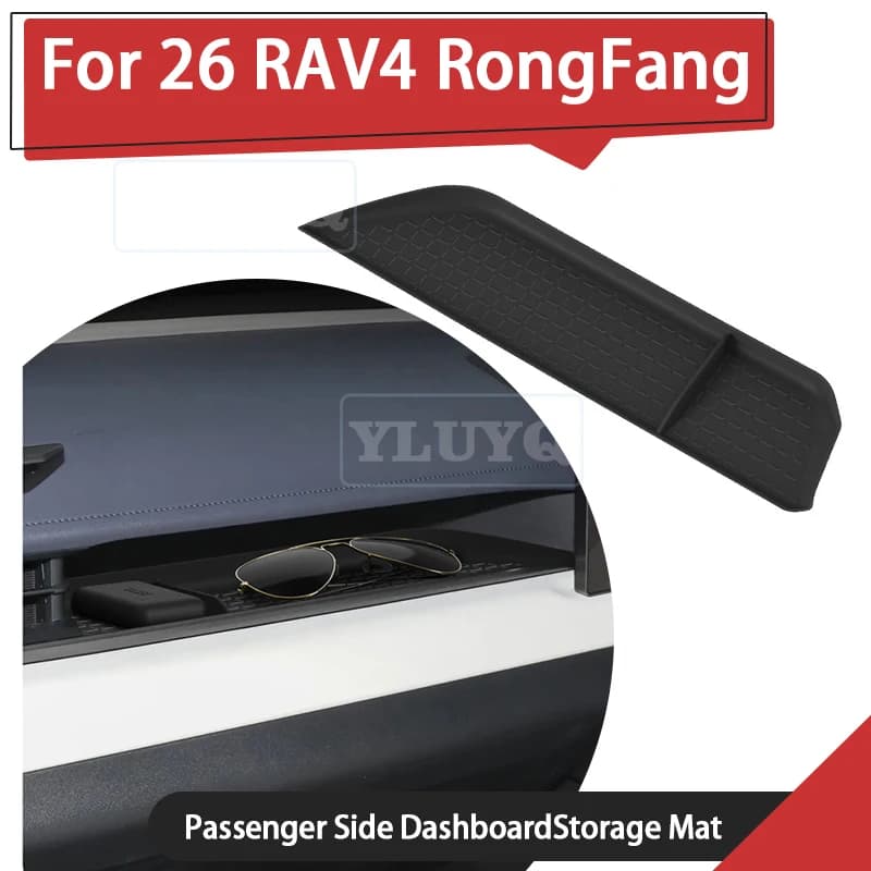 Organizer in Silicone per Vano Portaoggetti Sedile Passeggero Toyota RAV4 Wildlander 2026, Accessori Auto