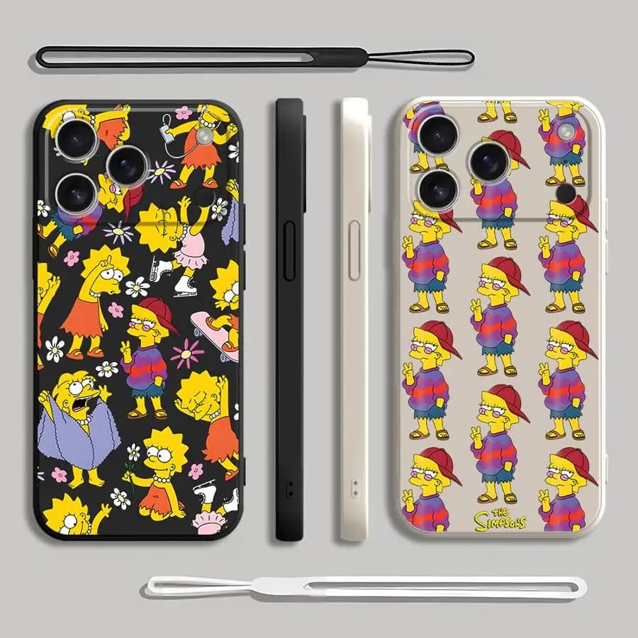 Cover per iPhone The Simpsons Lisa per Apple iPhone 17 Pro Max 11 15 12 Plus 16 7 8 Air 13 Mini XS XR