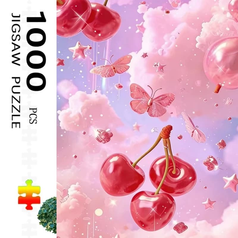 500 PCS Jigsaw Puzzle Strawberry Puzzles, Perfect for DIY Creative Fun with Family,Gift ,teasing Toy