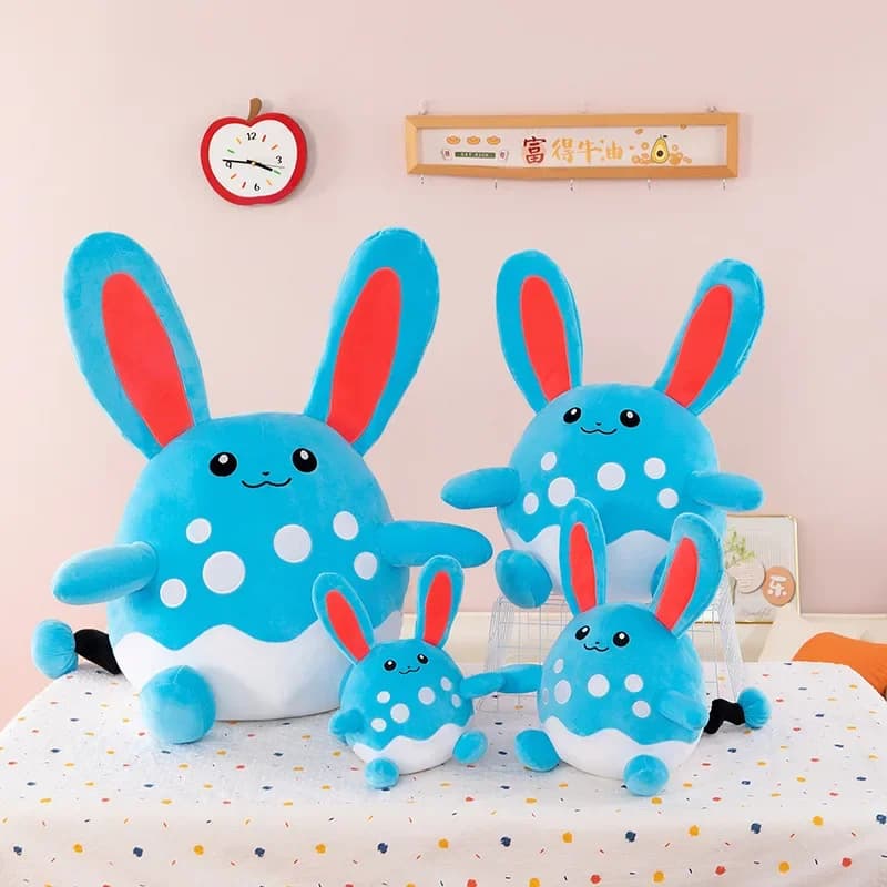 Nuovo 70 centimetri Pokemon Azumarill Grande Peluche Anime Bambola Carino Gigante Pokémon Simpatico Cartone Animato Farcito Peluche Cuscino Regalo per I Bambini