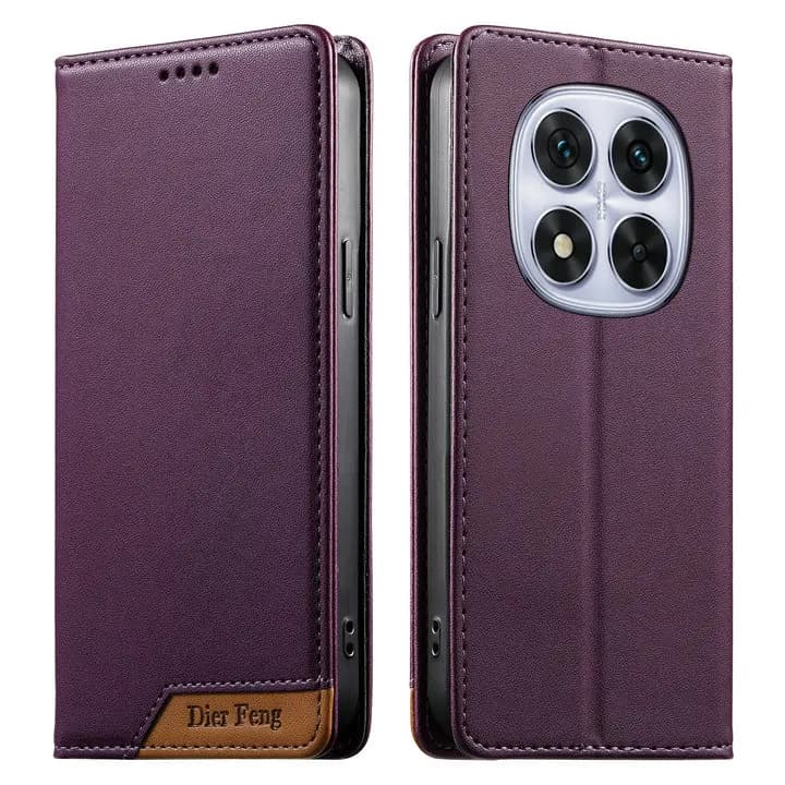 Custodia a Portafoglio in Pelle RFID per Xiaomi Redmi Note 14 Pro Plus 5G, Cover Magnetica a Flip per Redmi Note 14 Pro 14S 4G e Note 14 Pro+