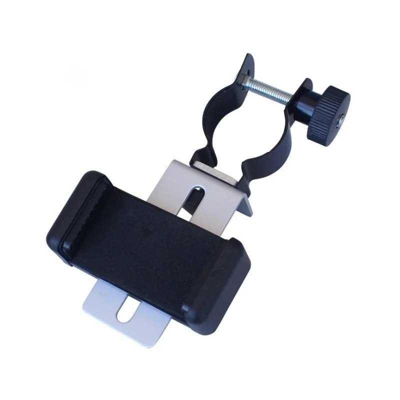 Accessorio per microscopio per telescopio con clip per fotografia per telefono cellulare interamente in metallo