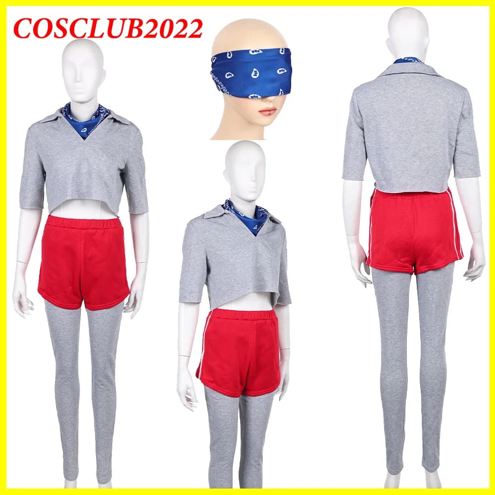 Fantasia Undici Costume Cosplay Giacca Pantaloni Cappotto Sciarpa Film 11 Gioco di ruolo Abbigliamento Donna Abiti Halloween Party Travestimento Vestito