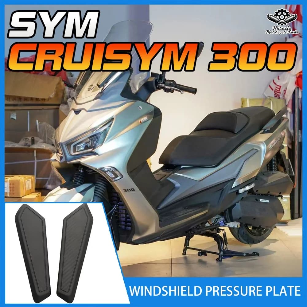 Accessori per moto: copertura parabrezza, piastra di finitura parabrezza, per SYM Joymax Z300 CRUISYM 300