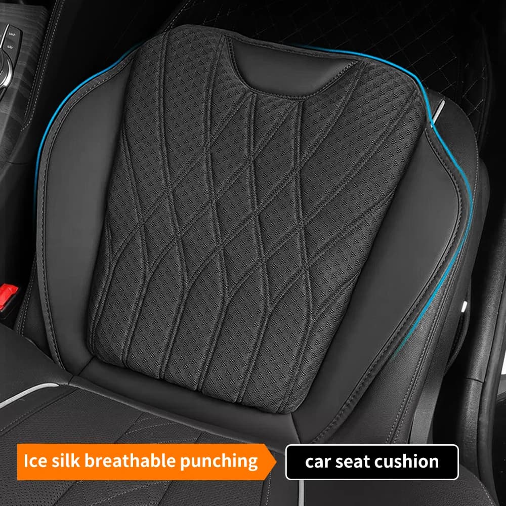 Cuscino per Sedile Auto in Seta Ghiaccio, Coprisedile Protettivo per Jaguar E-Pace X-Type XFR XE XF XJ F-Type F-Pace XKR XEL XFL XK XJL
