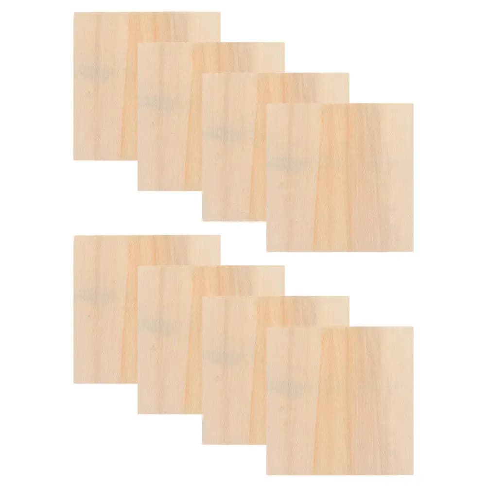 8 Frames Squares in Solid Pine Wood for Fai-da-te Lavoretti, Clay, Snowflakes, Fango, Artistic Materials, Wood Frames for Crafts