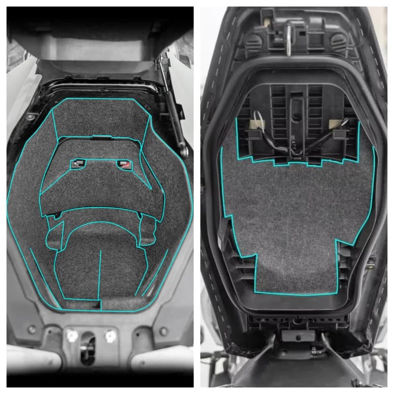 Used For HONDA X ADV750 2025 Motorcycle Storage Protection Pad Box Liner Luggage Tank Cover Bike Accessories Seat Bucket Pad