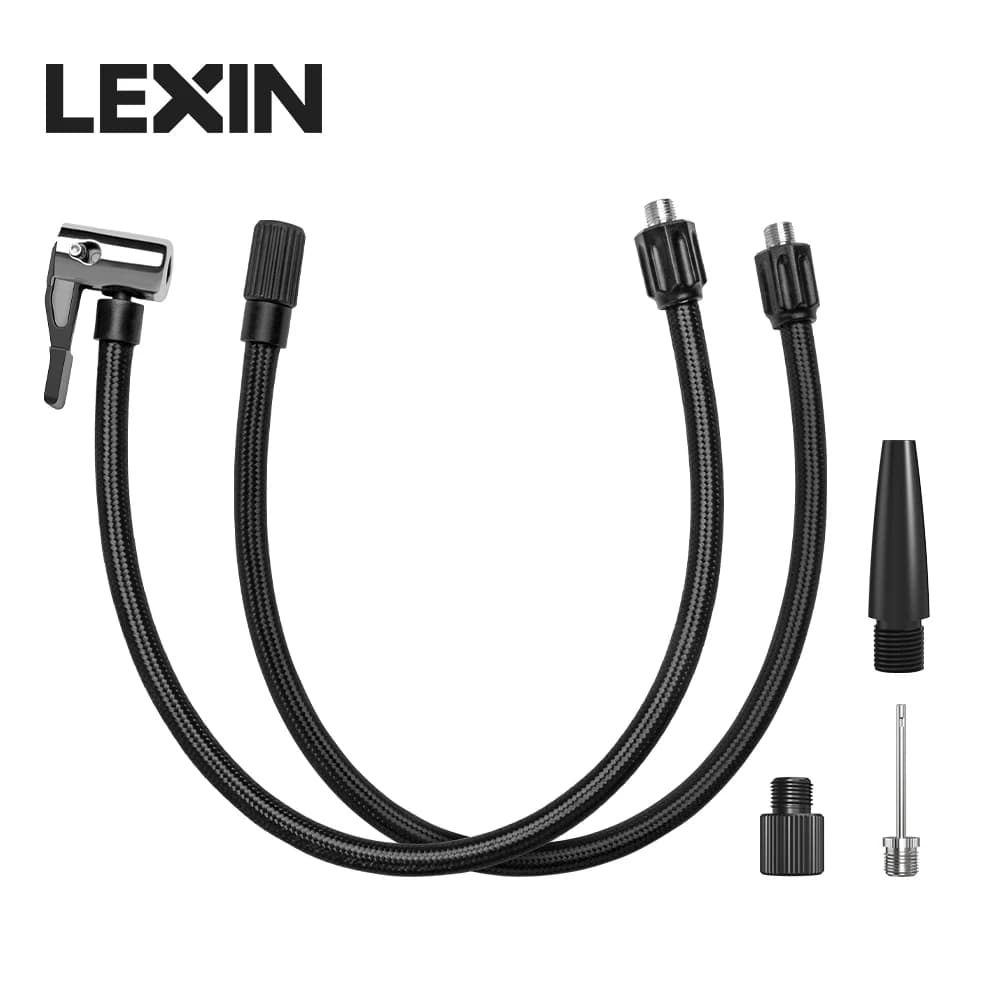 LEXIN P5/P4 Air Pump Extension Tube Inflatable Pump Clip-On Connector High-Pressure Accessories/tool for Car Bike/Bicycle Moto