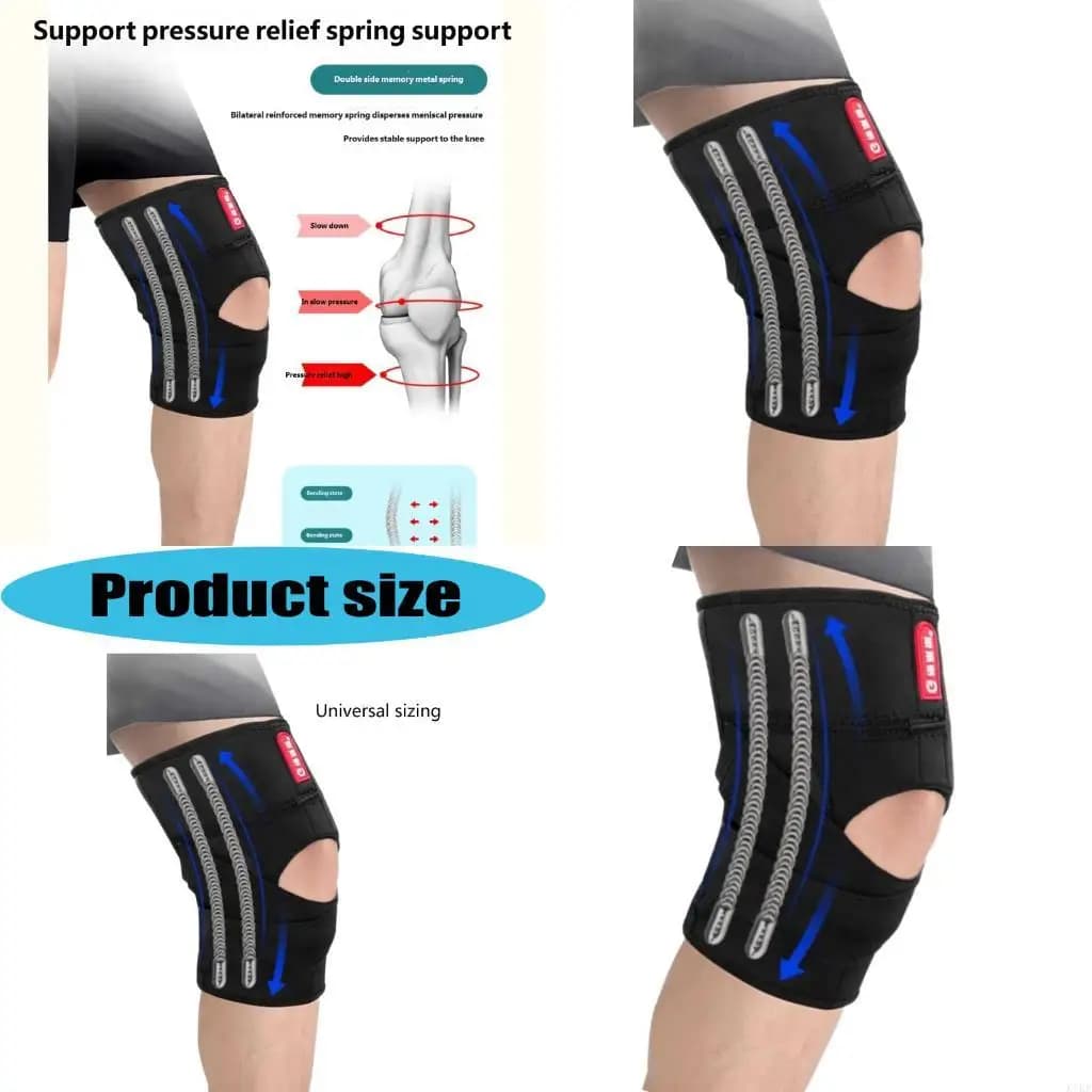 Ginocchiera semplice da indossare con ginocchiera dal design antiscivolo, perfetta per esercizi in bicicletta e allenamento