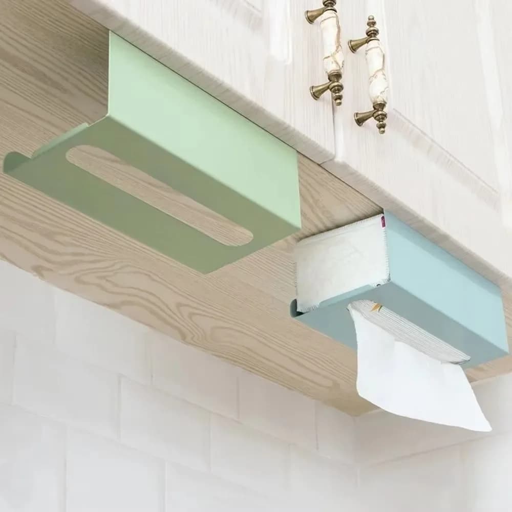 Porta fazzoletti in materiale ferro quotidiano, forte carico, installazione senza trapano, porta asciugamani di carta, portaoggetti per WC