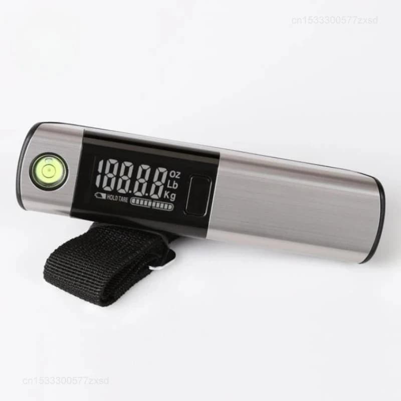 Youpin Bilancia elettronica portatile Display LCD da 50 kg Mini bilancia per bagagli per uso domestico Bilancia per amo da pesca ad alta precisione