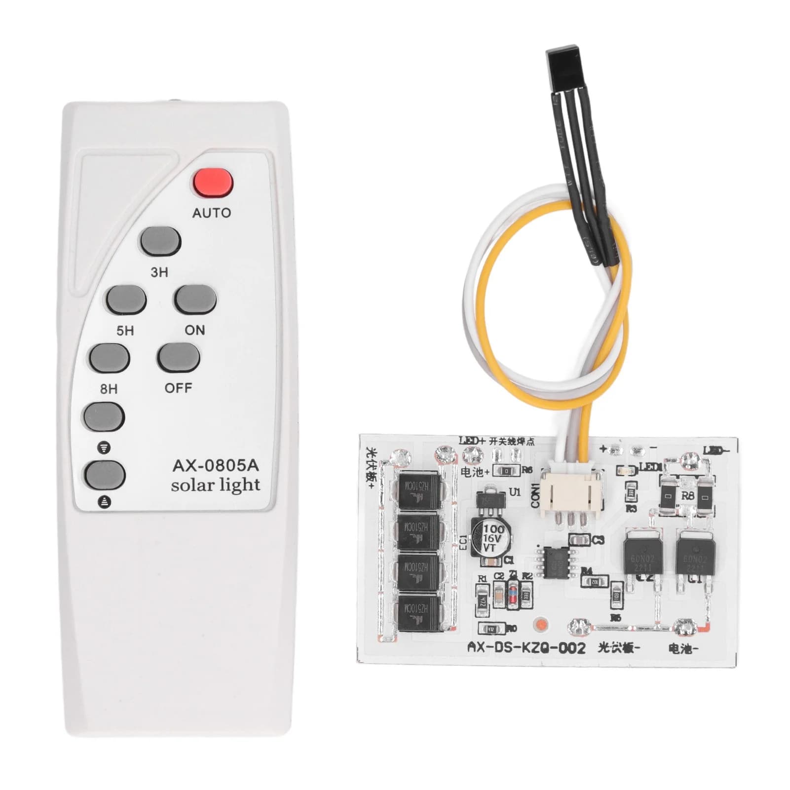 Solar Light Remote Control Portable Sensitive Wireless Solar Light Switch for LED Strip Lamp Bead