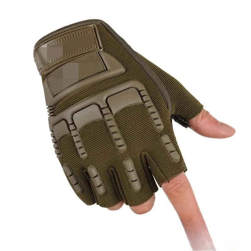Guanti mezze dita da uomo Outdoor antiscivolo resistenti all'usura Forze speciali Allenamento Sport Ciclismo Guanti da alpinismo