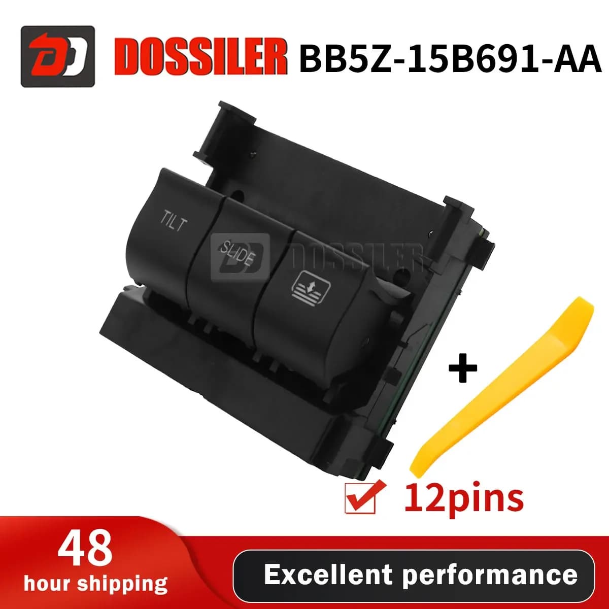 BB5Z-15B691-AA Dossiler New Car Overhead Console Moon Roof Sunroof Switch adatto per Ford Explorer 2011-2017 SW6844 AASW6844