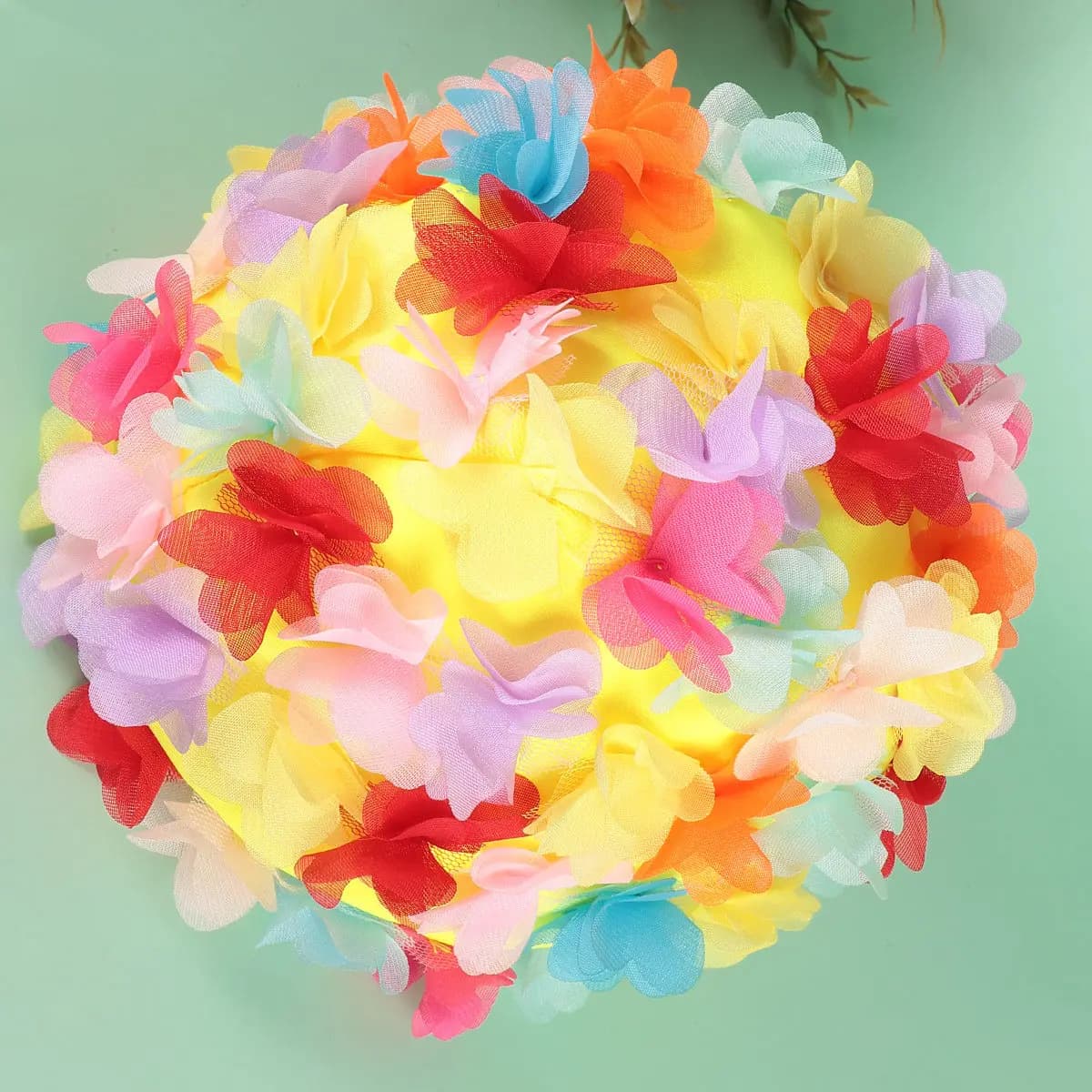 Cuffia da nuoto dedicata, graziosa, per adulti, con bellissimi petali di fiori floreali da donna
