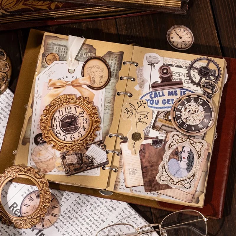 25 pcs/pack Vintage Hand Account decoration material tool sticker Creativity Adhesive DIY Diary Album Scrapbooking Material