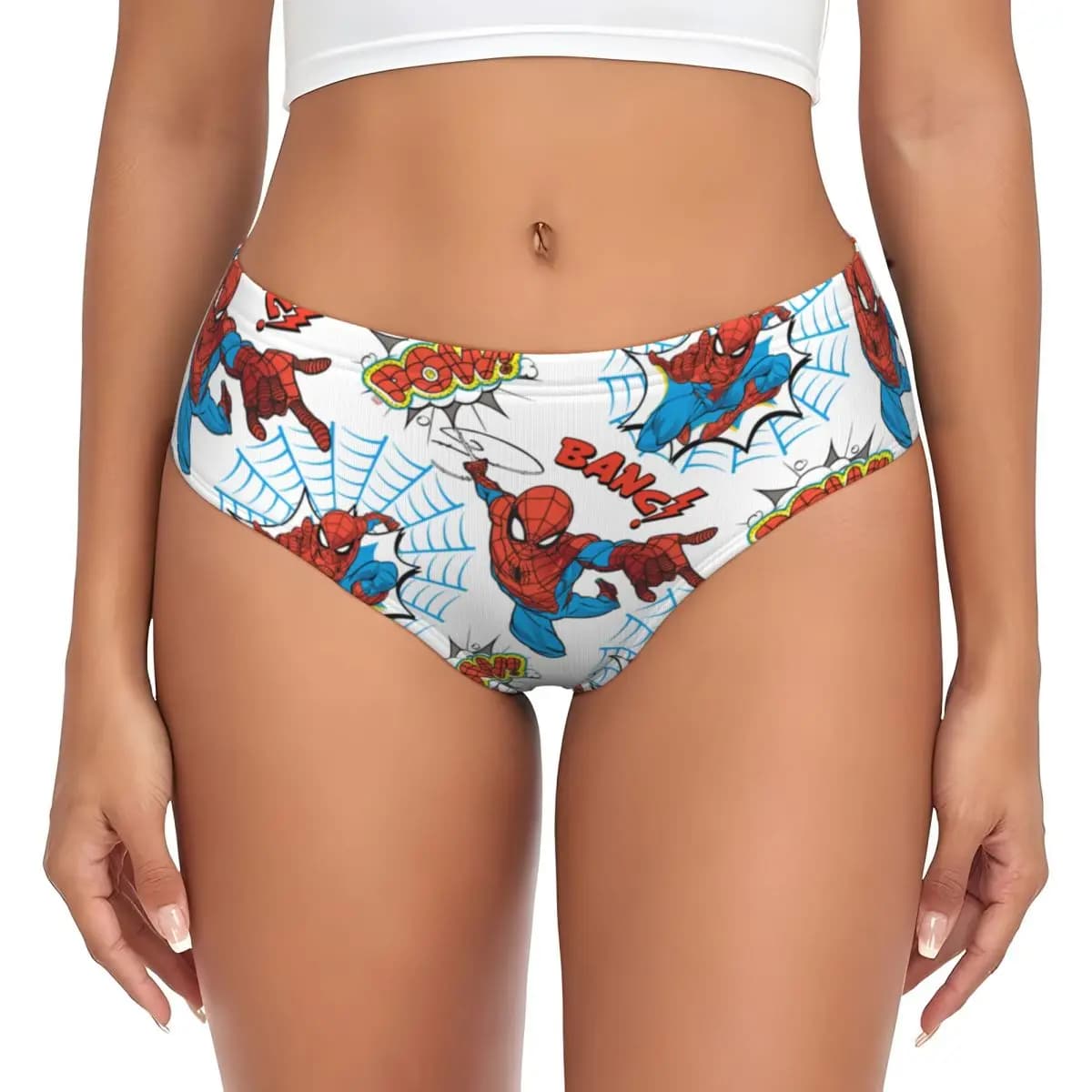 Custom Women's Spider-Man Mutandines, Comfortable Women's Slips, Slips and Mutandines