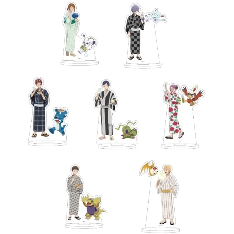 Game Digimon Adventure Acrylic Stand Doll Anime Agumon Gabumon Piyomon Yagami Taichi Figure Model Plate Cosplay Toy for Gift