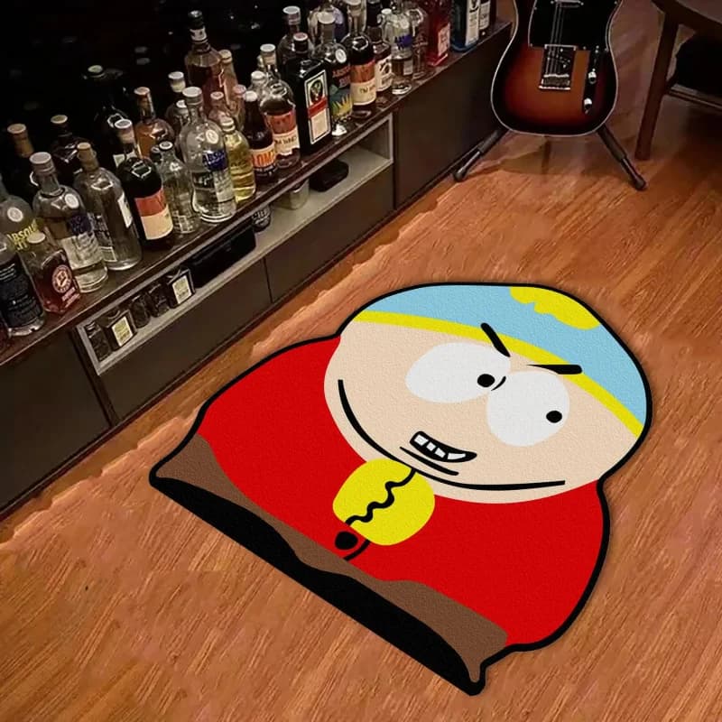 Tappeto VIKAMA con motivo a cartoni animati, morbido e accogliente, per camera da letto, facile da pulire, per soggiorno, divano, tavolino, decorazioni per la casa