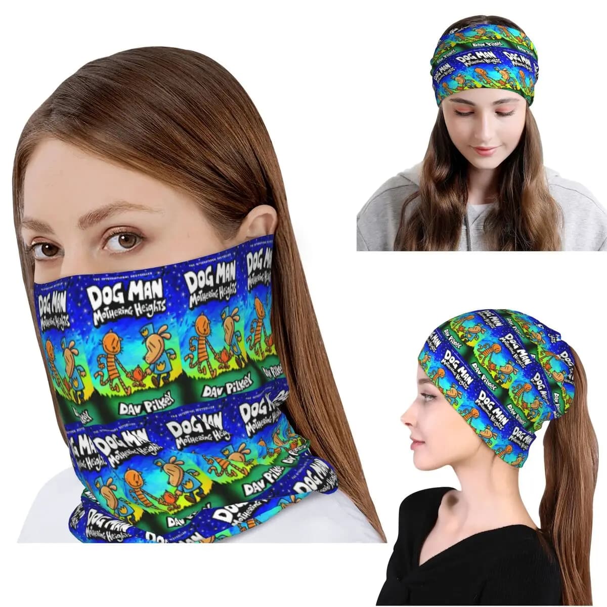 Sciarpa Multifunzione Dog Man Dogman Movie 2025, Bandana, Scaldacollo, Copricapo, Berretto Invernale Unisex per Adulti