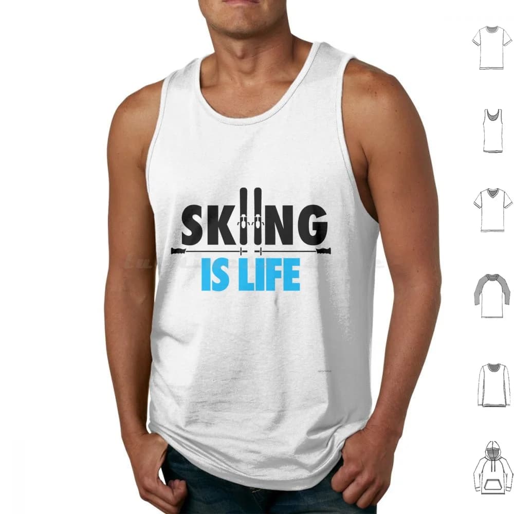 Sci Is Life Canottiere Gilet senza maniche Neve Inverno Snowboard Sci Sci Sciatore Apres Ski Powder Downhill Sport invernali
