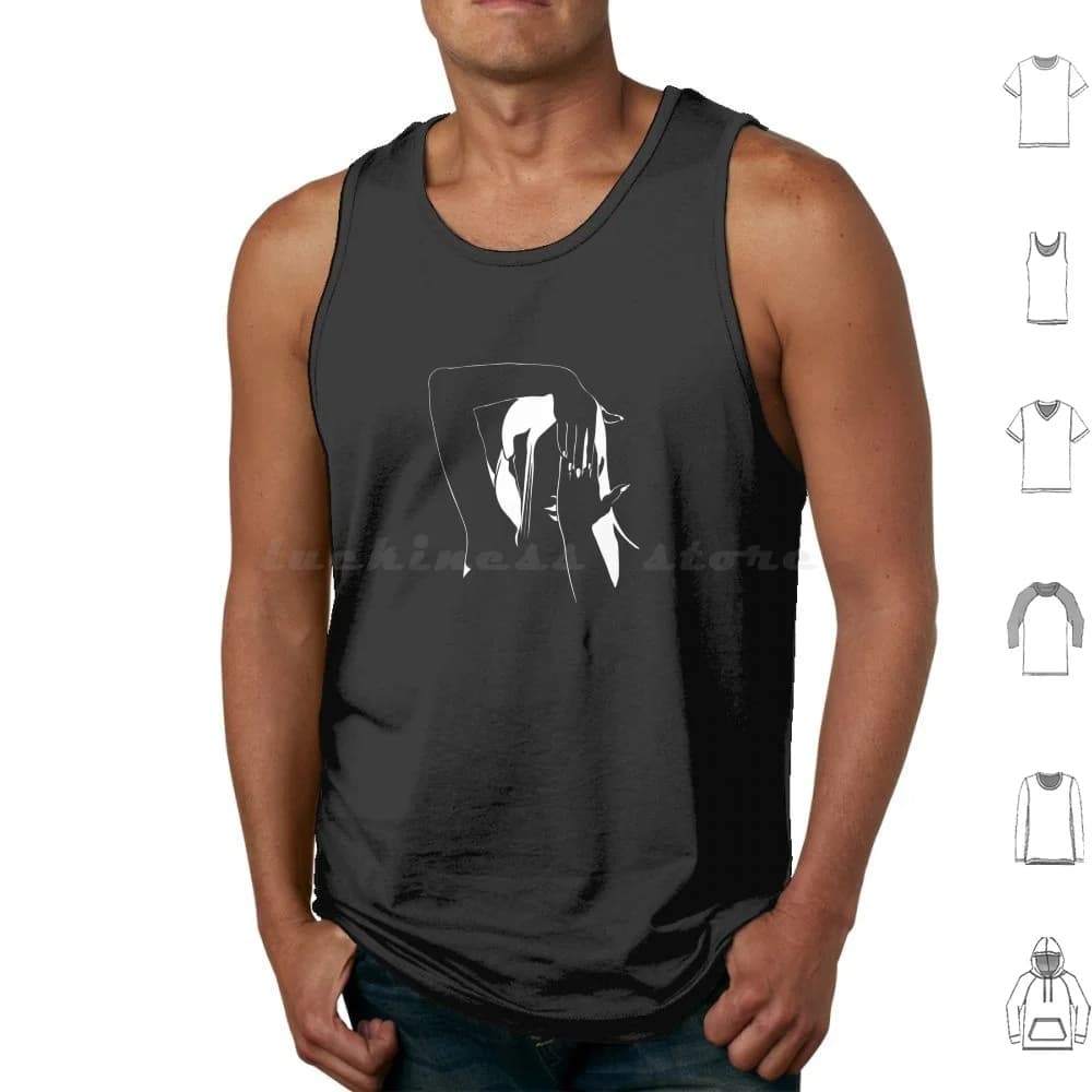 Dreamcatcher Demian-White Tank Tops Print Cotton Dreamcatcher Demian Herman Hesse Hesse Kpop K Pop Dreamcatcher K Pop
