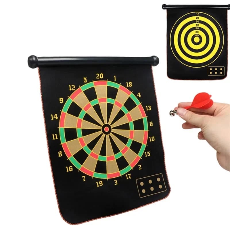 12/15/17 pollici tuta magnetica per freccette a doppia faccia floccaggio piastra di sicurezza per il tempo libero gioco da tavolo giocattoli da interno per bambini