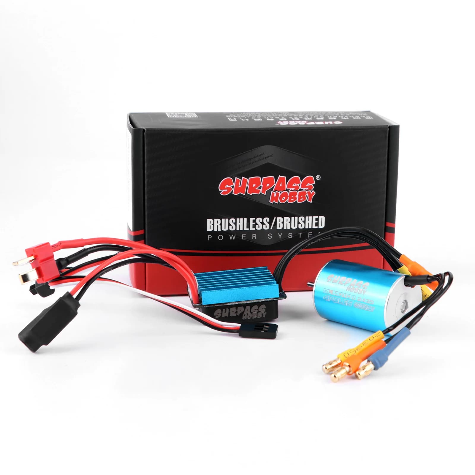 Motore brushless 2435 4800KV e combo ESC 25A per aggiornamenti di camion auto RC 1/18, compatibile con LaTrax Teton, Rally, SST