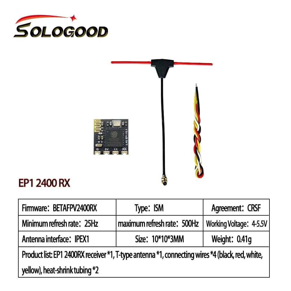 Ricevitore a Lungo Raggio CYCLONE EP1 EP2 2.4GHz RX NANO RX2400 SX1280 100MW EXPRESSLRS MINI per Droni da Corsa FPV