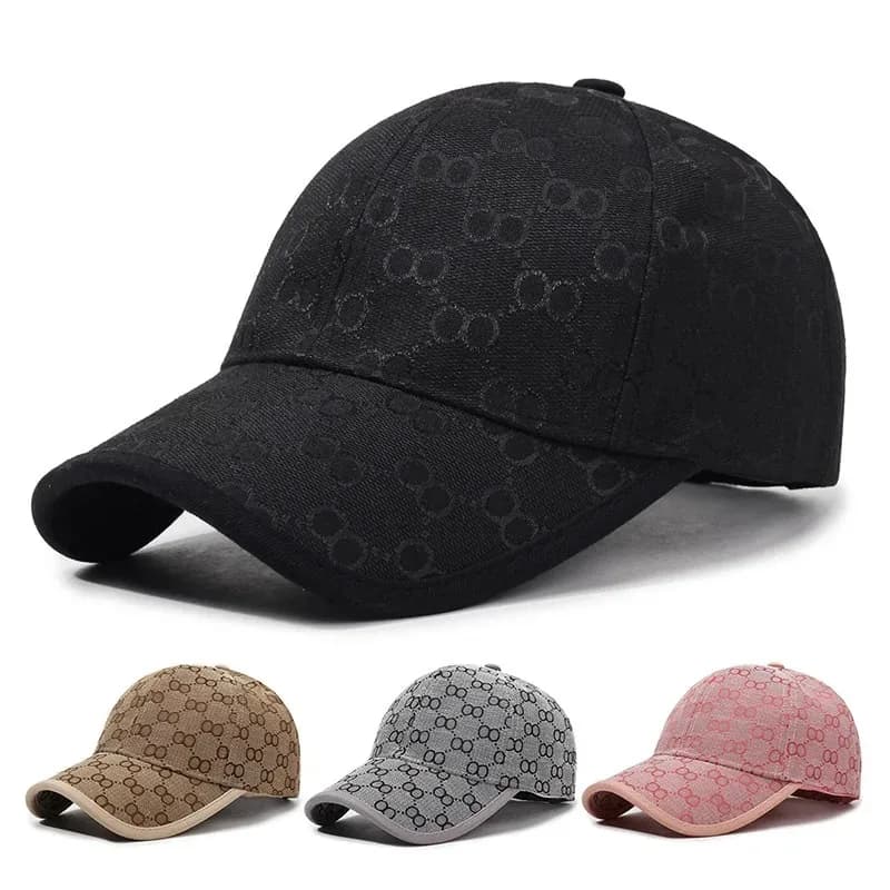 Classic patterned jacquard lettered baseball cap, fashionable beanie, popular hit item, high-end product, men's and women's styl