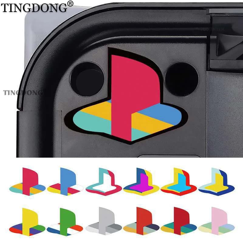 Per console PS5 personalizzato 12 pezzi adesivo skin decalcomania in vinile per PS5 logo lucido sottofondo per accessori versione digitale disco PS5