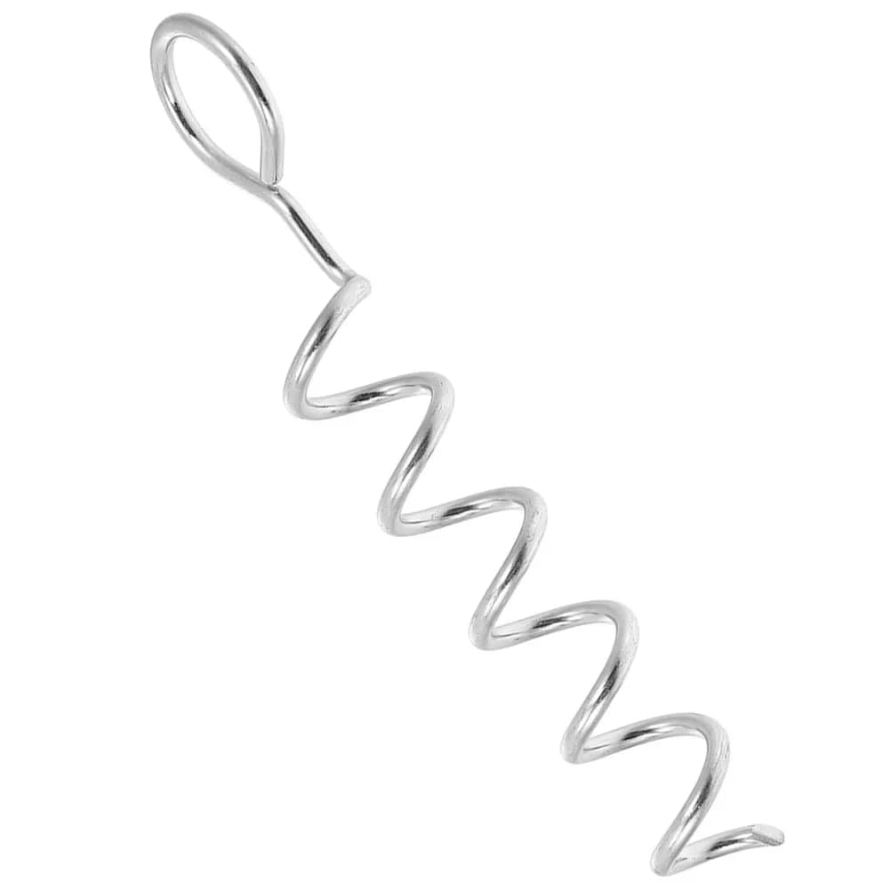 Heavy Duty Dog Tie Out Stake Iron Ground Anchor Spiral Shape for Outside Camping Hiking Dog Yard Leash Stake Ground Stakes