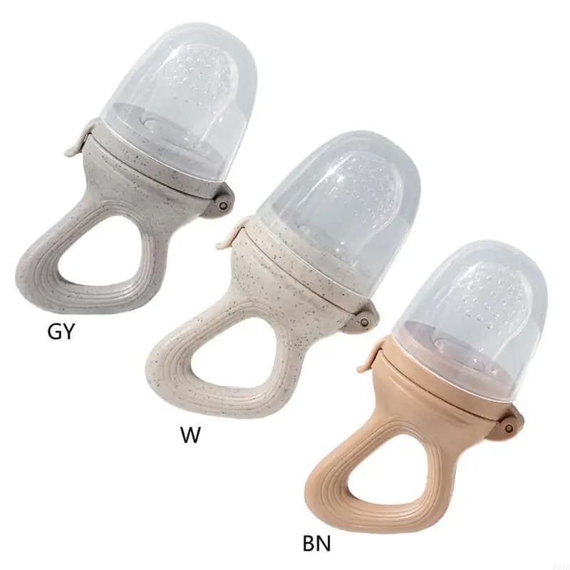 Alimentatore per alimenti per bambini aggiornato Ciucci per dentizione in silicone Alimentatore per frutta fresca Giocattolo per