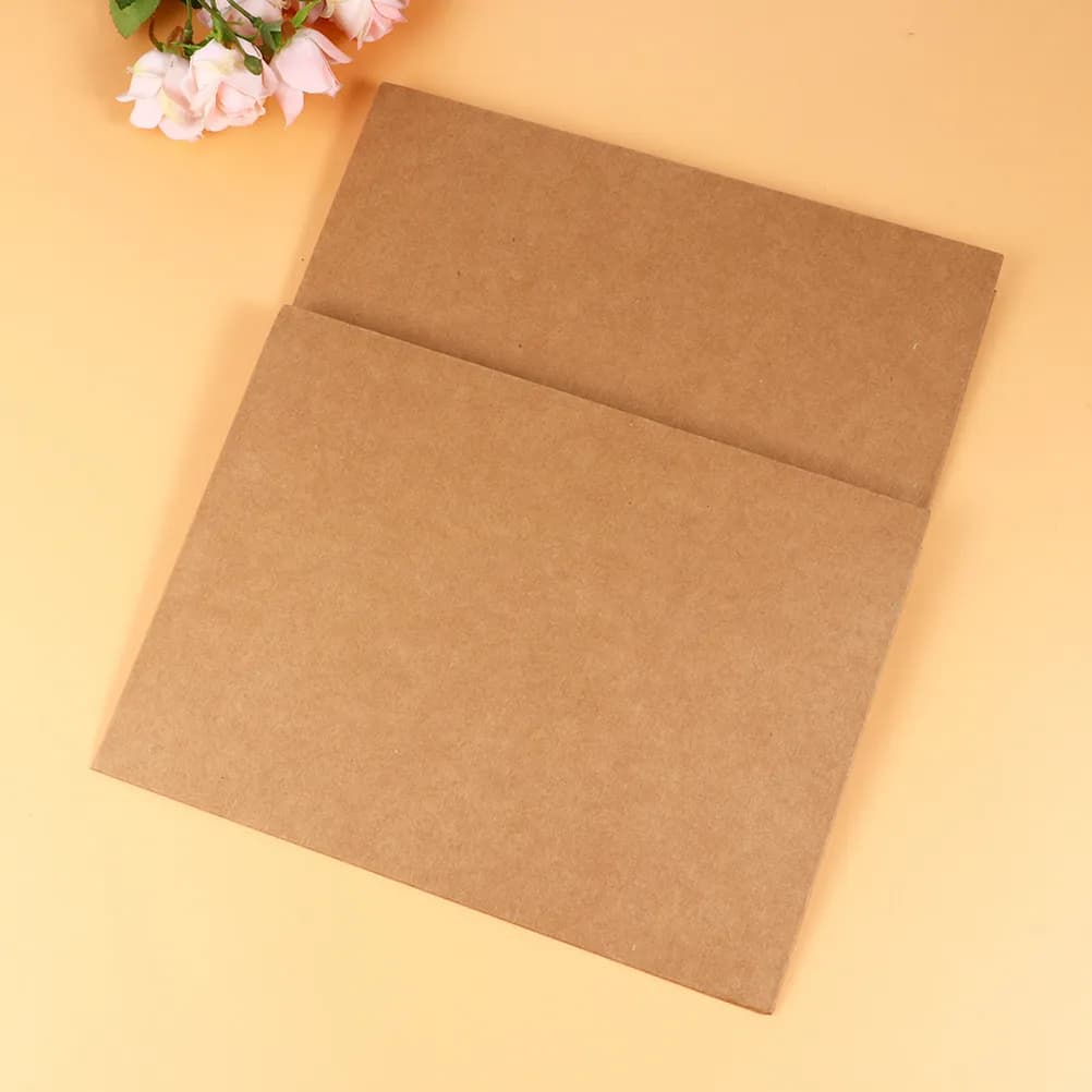 10 Pcs Document Pouch Cardboard Folder File Envelope Bags Organizer Folders Holder Pocket