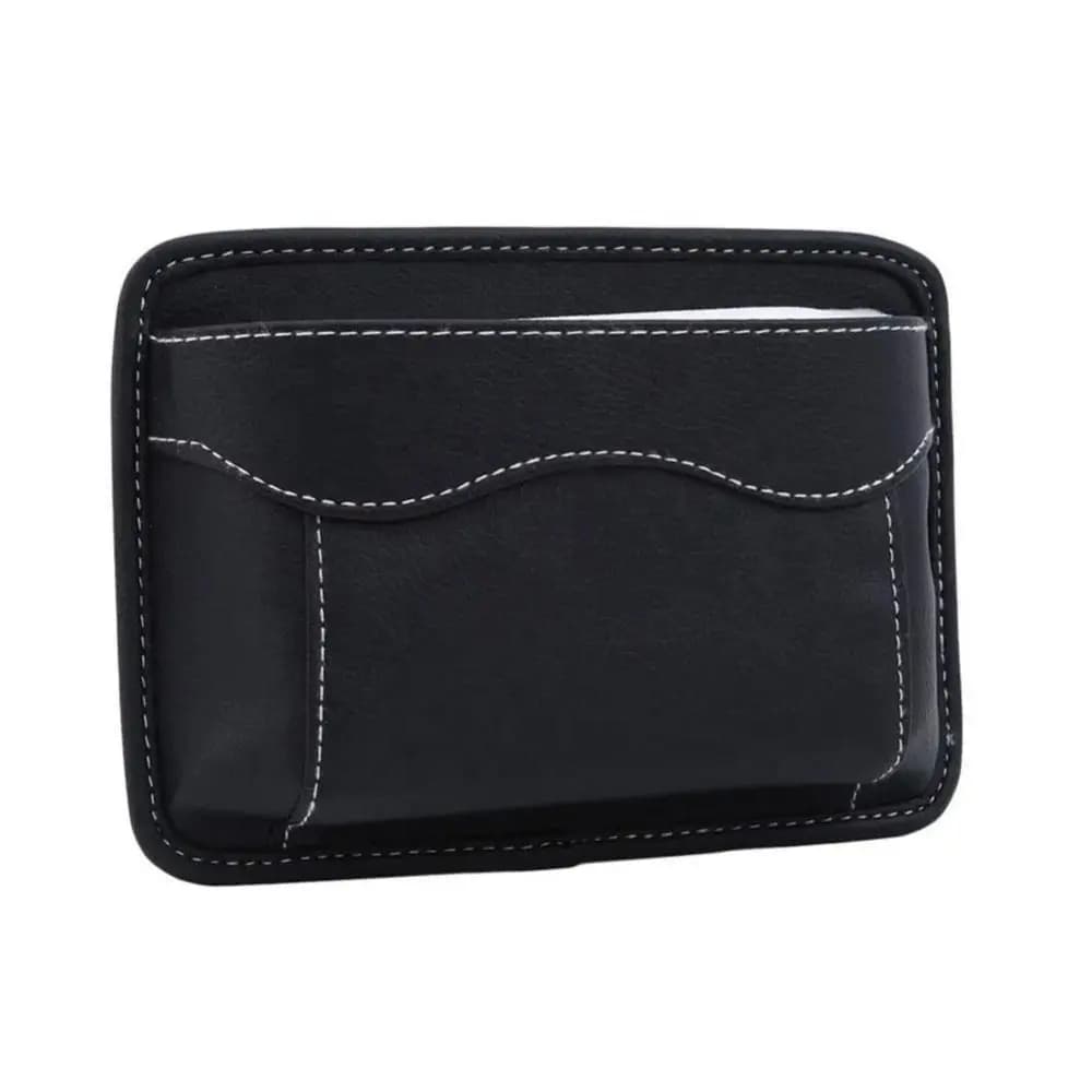 Organizer per spazi vuoti per seggiolino Borsa portaoggetti per auto in pelle PU Tasca laterale per seggiolino auto multifunzionale Custodia per inserti Design con nastro magico Scatola con fessura automatica