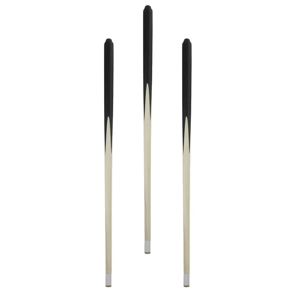 Set di 3 Mini Stecche da Biliardo per Principianti, Costruzione in Legno Massiccio, Facile da Riporre, Pratica di Tiro Precisa