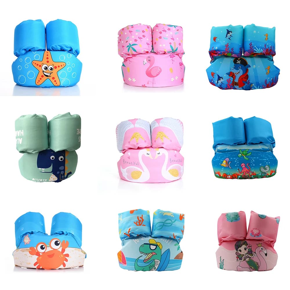 Baby Swim Rings Puddle Jumper, giubbotto di salvataggio, giubbotto di salvataggio per bambini, 2-6 anni, ragazzo, ragazza, forma di giubbotto per bambini, galleggiante, 14-25kg