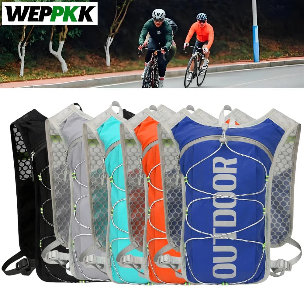 1 pz man woman racing vest, light backpack for hydration bag backpack, hiking, hiking, hiking, skiing, camping, cycling, race, marathon