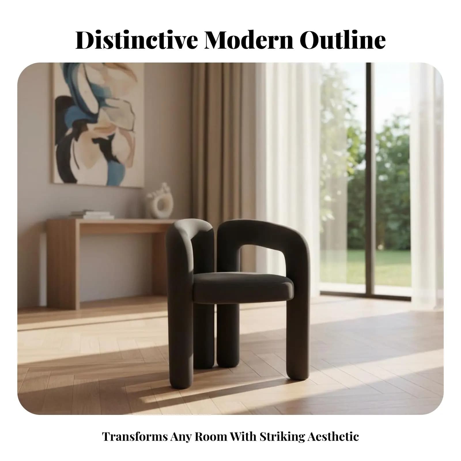 Sedia Curva Imbottita con Cuscino Morbido, Sgabello da Toeletta Moderno ed Elegante, Costruzione Robusta per Tecnici delle Unghie e Uso Domestico