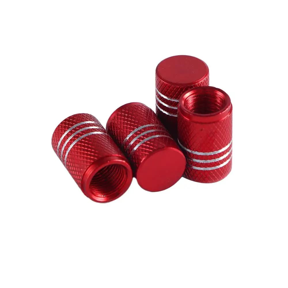 4 Pezzi Tappi Valvola Antipolvere Durevoli, Accessori Moto, Tappi Valvola Schrader, Accessori Auto, Tappi per Valvole Pneumatici