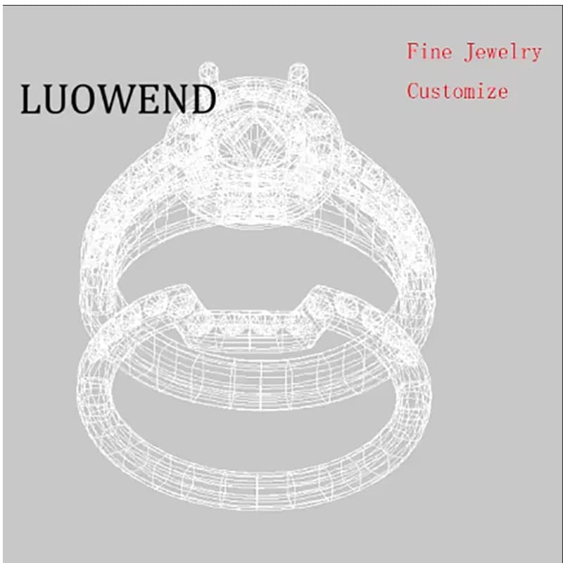 LUOWEND Progetta i tuoi gioielli Il collegamento per personalizzare orecchini Anelli Pendenti Collane Bracciali Personalizzazione